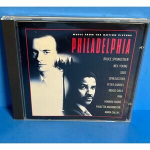 Philadelphia Movie Soundtrack CD 1993 Bruce Springsteen, Neil Young, Sade